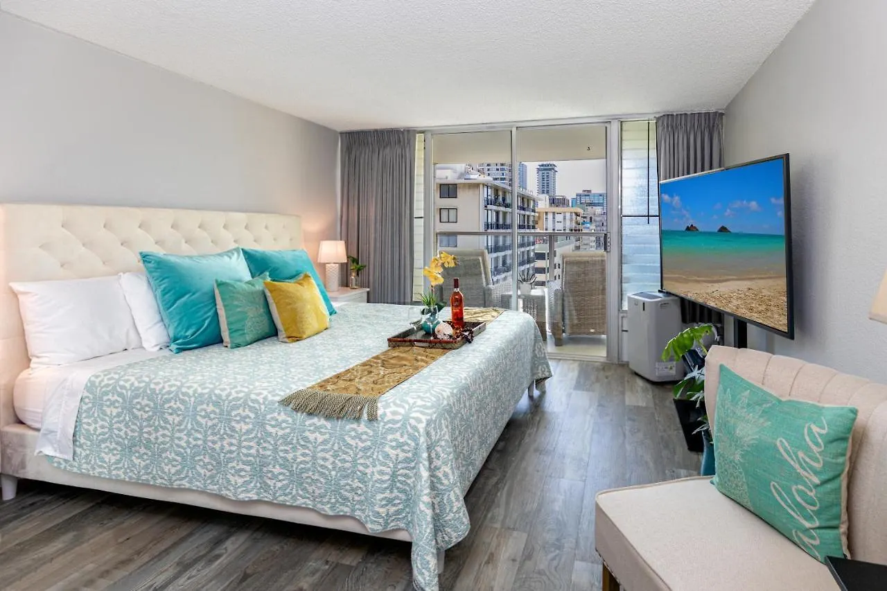 Beautifully Upgraded Studio Close To Waikiki Beach Lejlighed Honolulu