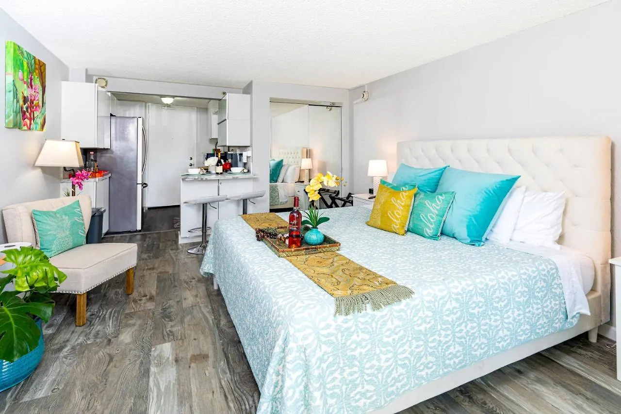 Beautifully Upgraded Studio Close To Waikiki Beach Lejlighed Honolulu USA