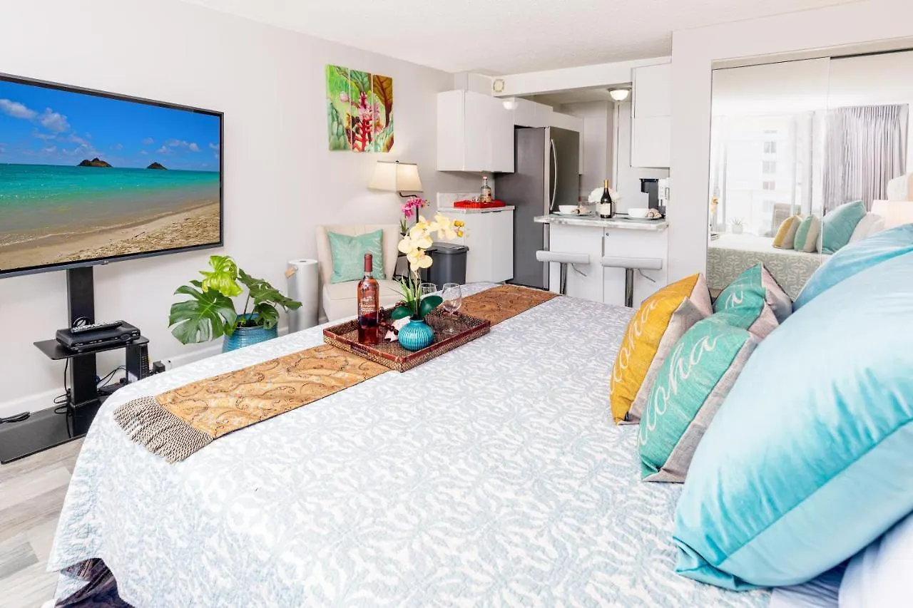 Beautifully Upgraded Studio Close To Waikiki Beach Lejlighed Honolulu